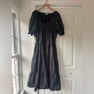 Neuflora Black Floral Maxi Dress